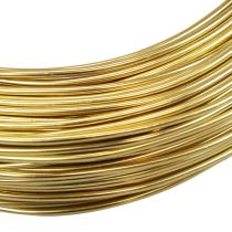 Artikel Aluminiumdraht Gold 2mm 60m 500g für Bastel- und Dekorationsarbeiten