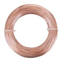 Aluminiumdraht Aludraht 2mm Schmuckdraht Rosegold 60m 500g