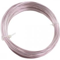 Artikel Aluminiumdraht Ø1mm Rosa für Dekorationen und Bastelarbeiten