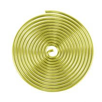 Aluminiumschnecke Gold 2mm 120cm