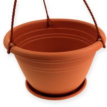 Artikel Blumenampel Kunststoff Ø30cm Terrakotta für Balkon und Garten