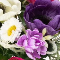Artikel Künstlicher Blumenstrauß Anemone, 26 cm, Frühlingsdeko, Mehrfarbig