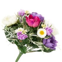Artikel Künstlicher Blumenstrauß Anemone, 26 cm, Frühlingsdeko, Mehrfarbig