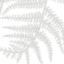 Artikel Asparagus künstlich Spargelfarn Weiß Glitter Winterdeko 105cm