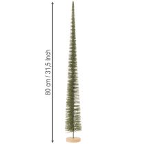 Artikel Deko Tannenbaum künstlich mit Holzsockel 80cm grün