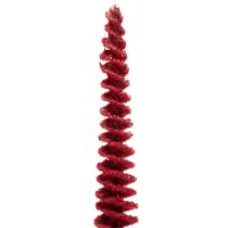 Artikel Deko-Tannenbaum schlank 80 cm modern rot auf Holzfuß