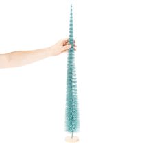 Artikel Künstlicher Tannenbaum 80cm Türkis mit Holzfuß für den Innenbereich