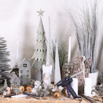 Artikel Deko Tannenbaum künstlich 60cm Weißgrau für Tischdekoration