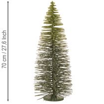 Artikel Tannenbaum künstlich Grün 70 cm aus Metall und Kunststoff für Winterdekoration