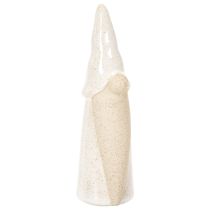 Artikel Dekofigur Wichtel 18cm aus Keramik im 3er-Set weiß-grau/natur für Innenbereich