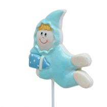 Babydeko Stecker Rosa, Blau 5cm L25cm 4St