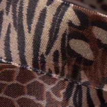 Artikel Dekoband aus Polyester mit Animal-Print 25 mm x 20 m für Geschenk- und Wohnraumdekoration