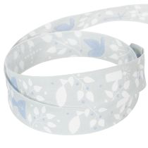 Artikel Stoffband Kommunion Konfirmation Hellblau 25mm 20m Polyester