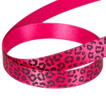 Artikel Dekorationsband Pink Leopardenmuster 18 m Polyester