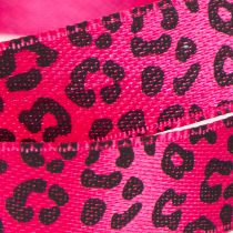 Artikel Dekorationsband Pink Leopardenmuster 18 m Polyester