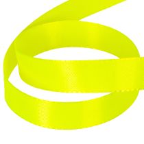 Artikel Polyester-Geschenkband Neon-Gelb 15mm x 50m für Verpackungen und Bastelprojekte