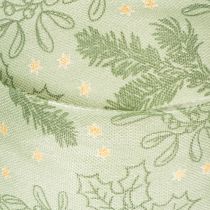Artikel Geschenkband Stechpalme und Mistel Polyester 40mm x 15m Grün