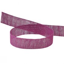 Artikel Dekoband Natur Berry Leinenband 25mm 20m