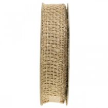 Artikel Dekoband Jute Natur 25mm Juteband Geschenkband rustikal 10m