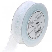 Artikel Spitzenband aus Polyester Weiß 35mm x 20m für Hochzeitsdekoration