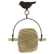 Artikel Bandhalter Vogel zum Hängen mit Jute H19cm