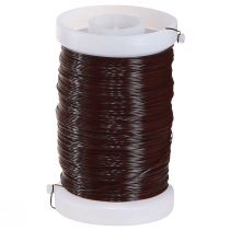 Artikel Basteldraht in Braun Deko Bindedraht 0,35mm 100g 3 St