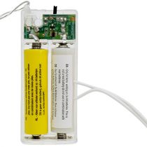 Batterie-Adapter 3Volt 2 x AA 3m Weiß