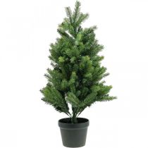 Künstlicher Weihnachtsbaum im Topf LED für draußen 90cm