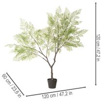 Artikel Künstlicher Baum aus Kunststoff und Seide 120 cm für den Innenbereich