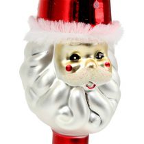 Artikel Baumspitze Figur Weihnachtsmann 30cm Rot