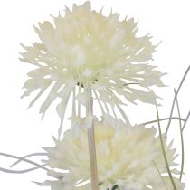 Artikel Kunstblumen Kugelblume Allium Zierlauch künstlich Weiß 90cm