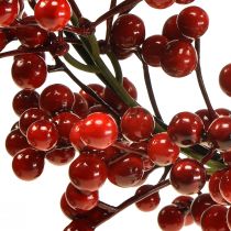 Artikel Beerenkranz Ø35 cm Rot aus Kunstpflanzen für Weihnachten