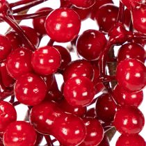 Artikel Künstlicher Ilexzweig mit roten Beeren 47cm 3 Stk für Vasen