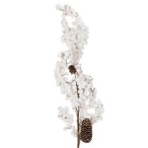 Artikel Kunstzweig mit Tannenzapfen und weißen Beeren 60 cm