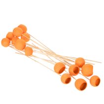 Artikel Bell Cup Mix auf Holzstab Orange Ø 3–5,5 cm, 15 Stück