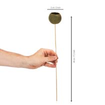 Artikel Bell Cup am Stiel grün aus Holz ca. 44 cm – 15 Stück