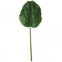 Artikel Künstliche Grünpflanze Bergenie Blatt 53cm Grün aus Kunststoff