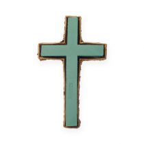 Artikel Steckschaum Kreuz klein Grün 42cm 4 St Trauerfloristik