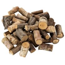 Artikel Deko-Holzstücke Birke mit Rinde ca. 3 cm 300 g für Bastelarbeiten