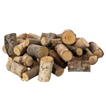 Artikel Deko-Holzstücke Birke mit Rinde ca. 3 cm 300 g für Bastelarbeiten
