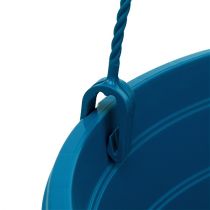 Artikel Blumenampel Kunststoff Blau 25cm für Außenbereich