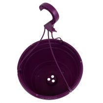 Artikel Blumenampel Kunststoff Ø25cm Lila mit Haken