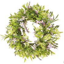 Artikel Blumenkranz Künstlich Lavendel Bachblüten Lila Ø33cm