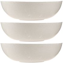 Artikel Blumenschale Plastikschale in Beige Meliert Ø30cm 3St