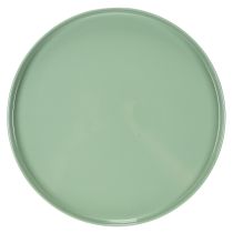 Artikel Blumenschale aus Metall in Pokalform, 30 cm, Grün, für Tischdekoration