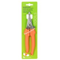 Artikel Blumenschere aus Edelstahl mit Kunststoffgriff, 19 cm, orange