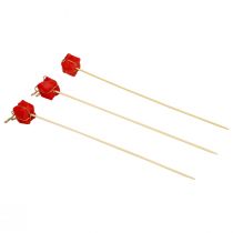 Artikel Blumenstecker Weihnachten Päckchen Deko Rot 2,5cm 15St