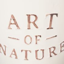 Artikel Blumentopf aus Zink Creme Ø15cm H13,5cm mit Prägung Art of Nature für Innen- und Außendekoration