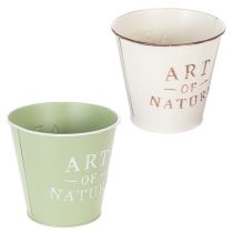 Artikel Übertopf-Set Art of Nature aus Metall, 15 cm Höhe, 2 Stück, mehrfarbig, für Fensterbank und Wohnzimmer