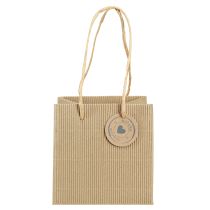 Artikel Blumentopf aus Papier Gerippt mit Folie 12x12cm 8 St